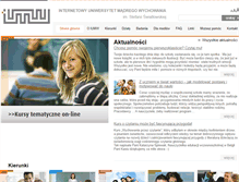 Tablet Screenshot of iumw.pl