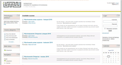 Desktop Screenshot of moodle.iumw.pl